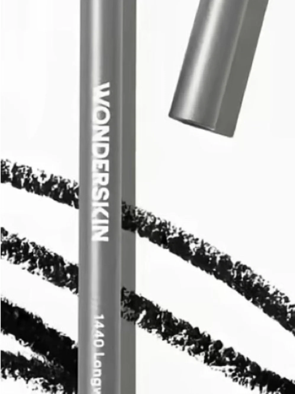Wonderskin 1440 Longwear Waterproof Eyeliner – pencil black truffle (black silve